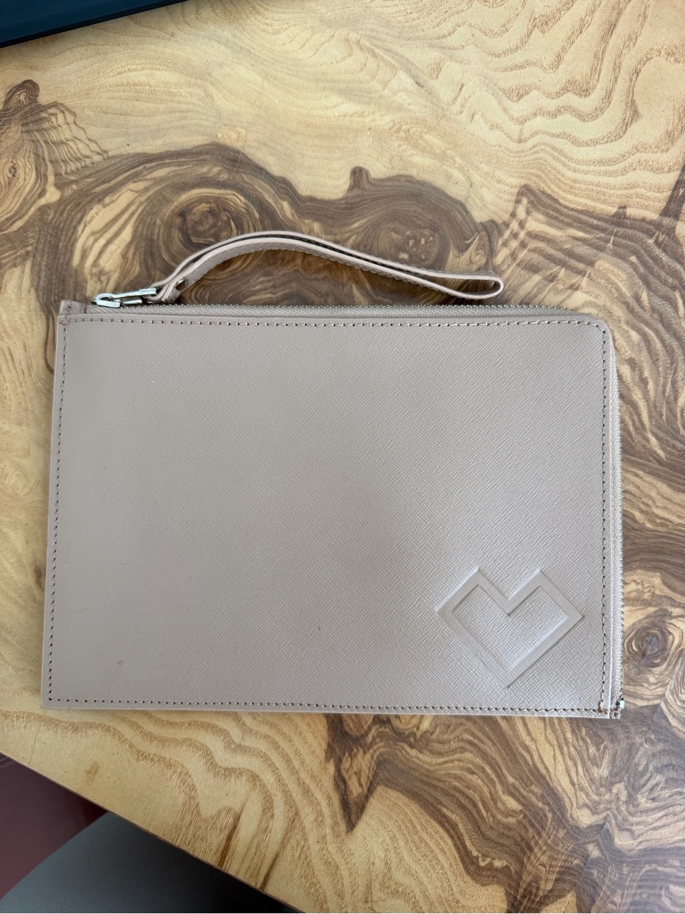 Barneys New York Taupe Clutch